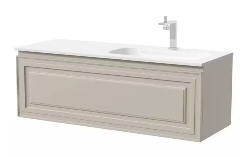Тумба с раковиной Sancos Very 120 Element CN7006R 12147 подвесная Beige Soft правая 57430₽