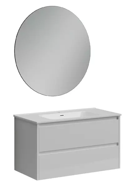 Мебель для ванной подвесная «Sancos» Libra 90 белая глянцевая