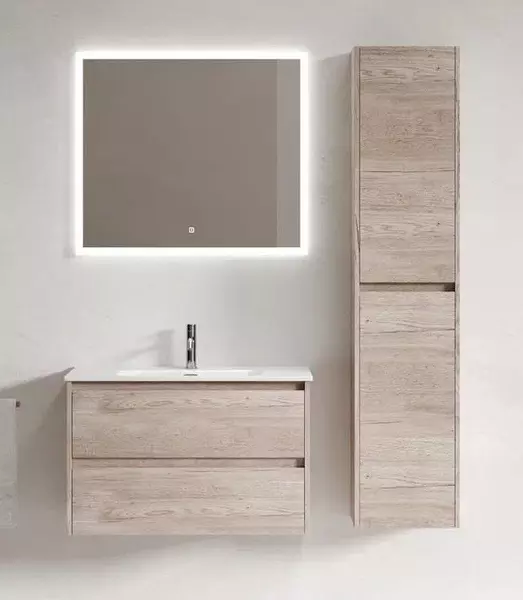 Мебель для ванной подвесная Sancos Libra 80 дуб галифакс натуральный 61320₽