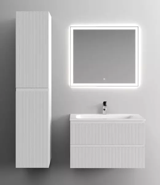 Мебель для ванной подвесная «Sancos» Snob T 80 Bianco