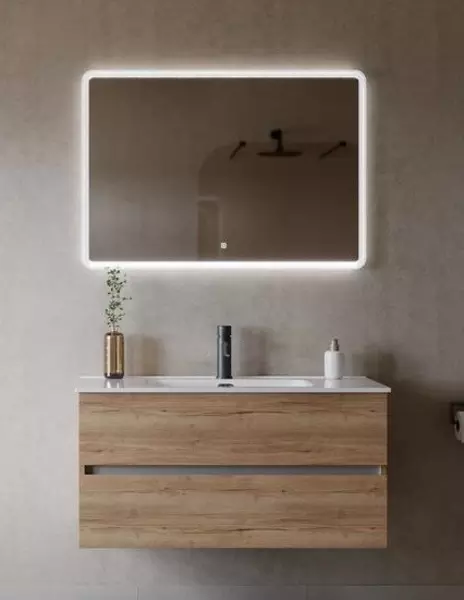 Мебель для ванной подвесная Sancos Urban 100 дуб галифакс натуральный 67680₽