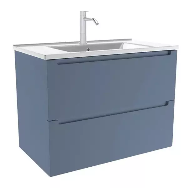 Тумба с раковиной ZOV Дион 80 NS80 80 подвесная пепельно-синий 53525₽