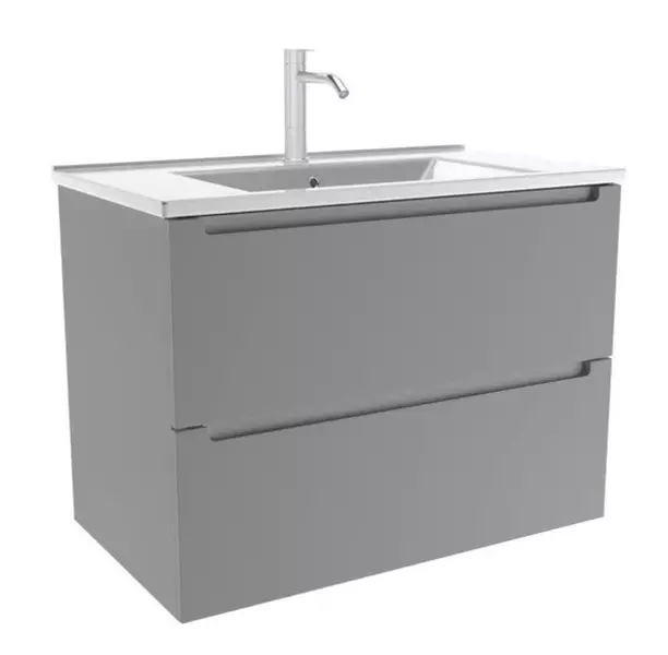 Тумба с раковиной ZOV Дион 60 NS60 60 подвесная платиновая 47676₽