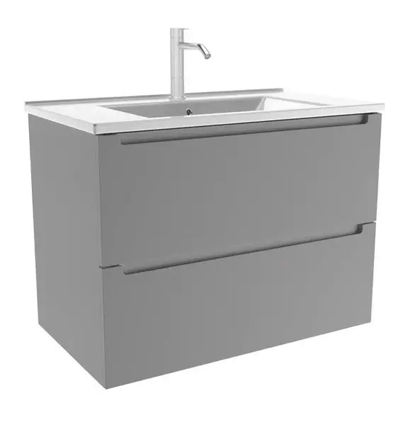 Тумба с раковиной ZOV Дион 100 NS100 100 подвесная платиновая 60658₽