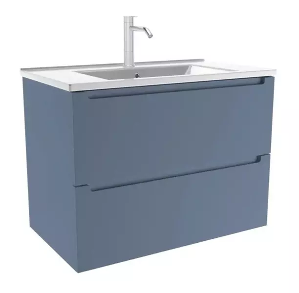 Тумба с раковиной «ZOV» Дион 100 (NS100 100) подвесная пепельно-синий