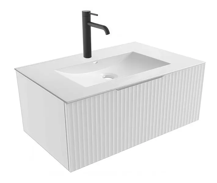 Тумба с раковиной «ZOV» Кито Флавио 80 (NS80 80) подвесная белая