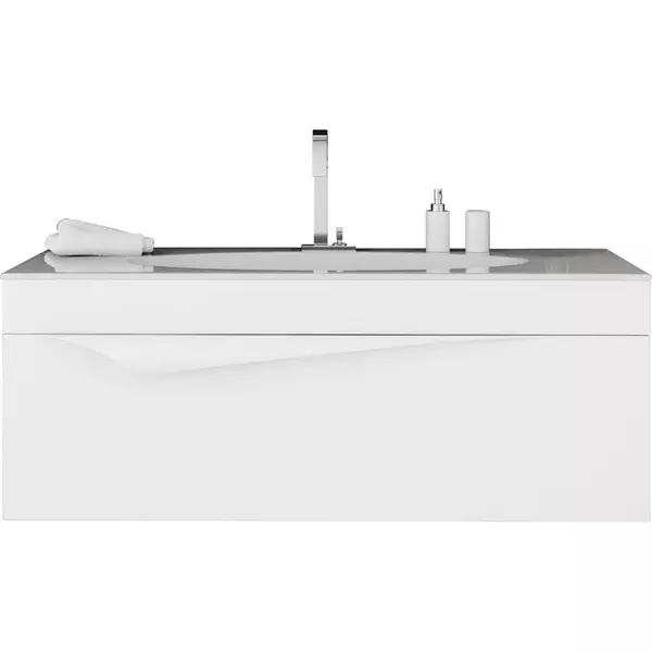 

Тумба с раковиной «Clarberg» Papyrus 100 (Elegance 100) подвесная белая