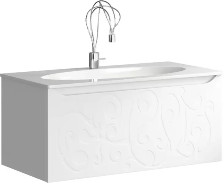 

Тумба с раковиной «Clarberg» Elegance 120 (Elegance 120) подвесная белая