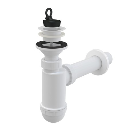 Сифон для раковины AlcaPlast A42 белый 794₽