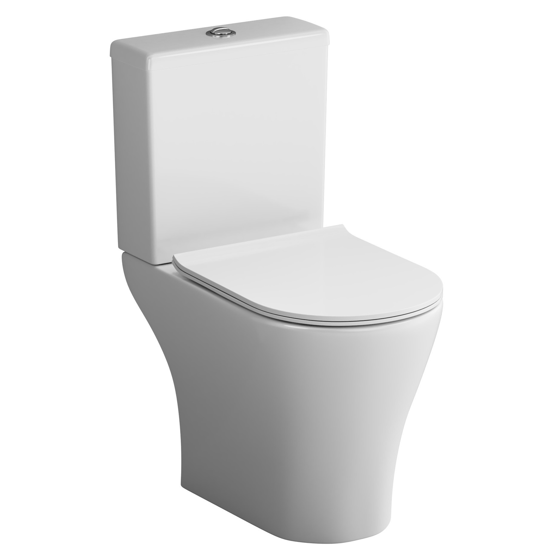 Унитаз компакт «Damixa» Origin Bit 778607SC белый с сиденьем дюропласт ...