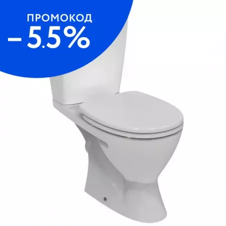 

Унитаз компакт «Ideal Standard» Eurovit V337101 белый с сиденьем дюропласт с микролифтом белое