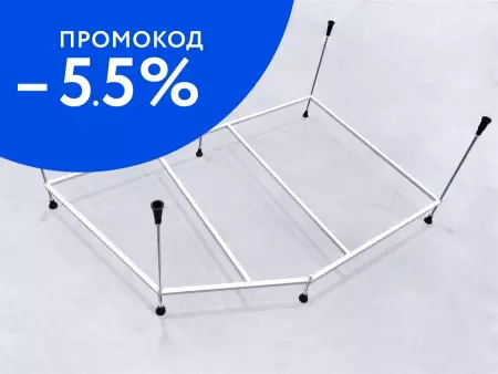 

Каркас для ванны «Am.Pm» Like 170/110 серый левый