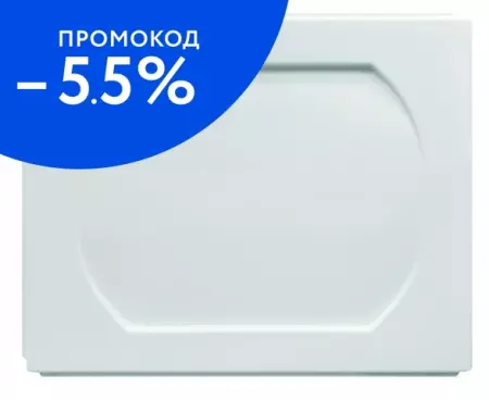 

Торцевой экран под ванну «Marka One» Nega 170/95 белый правый