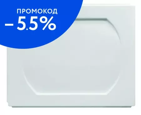 

Торцевой экран под ванну «Marka One» Nega 170/95 белый левый