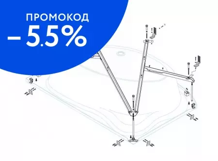 

Каркас под ванну «Cezares» Tebe-MF-R правый