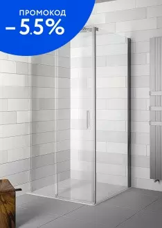 Душевая перегородка «Riho» Ocean O404 100/195 прозрачная правая