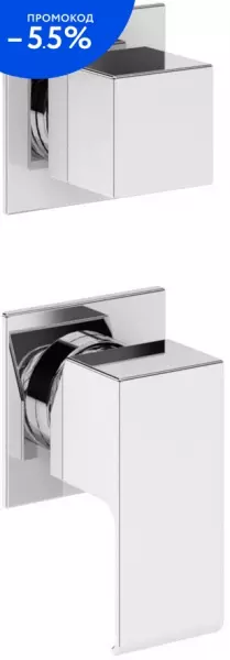 

Смеситель для душа «Cezares» PORTA-VDIM4-M-01 хром