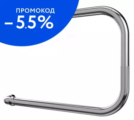 

Водяной полотенцесушитель «Terminus» Эконом П-образный 40/35 хром универсальный