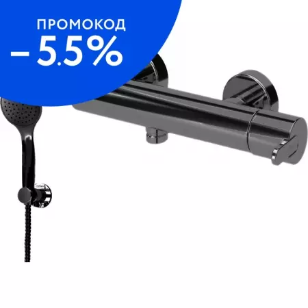 

Смеситель для душа «Cezares» LEAF-D-NOP чёрный матовый