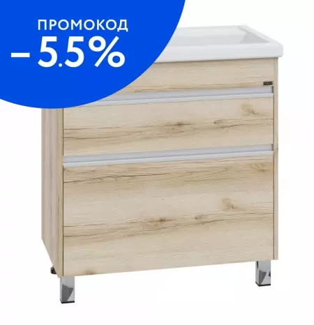 

Тумба с раковиной «СанТа» Уран 80 (Фостер 80) дуб австрийский