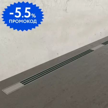 Душевой лоток Bettoserb Confluo Slim Line 950 13100036 боковой выпуск хром 28700₽