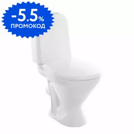 

Унитаз компакт «Sanita» Самарский Комфорт белый с сиденьем термопласт с микролифтом белое