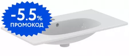 

Раковина «Ideal Standard» Tesi 82 Euro White T350901 фарфоровая