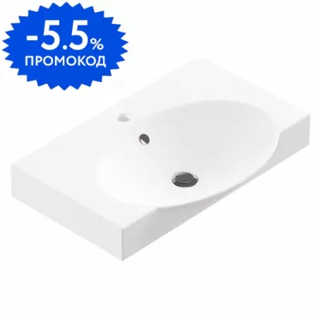 

Раковина «Sanita Luxe» Infinity 65 фарфоровая