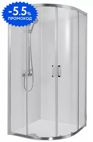 

Душевой угол-ограждение «Bravat» Line 90/90/200 прозрачный/хром без поддона