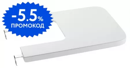 

Крышка для биде «Roca» Inspira Square 780653200B дюропласт с микролифтом белая