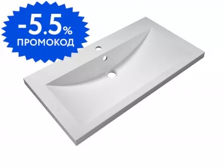 Раковина Флорентина Анита 90 искусственный камень белая 7469₽