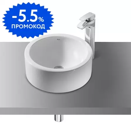 

Раковина «Roca» Terra 39 фарфоровая белая