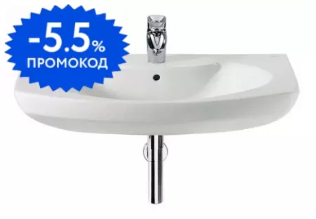 

Раковина «Roca» Dama Senso 58/46 7327512000 фарфоровая белая