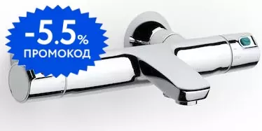

Смеситель для ванны «Roca» T-500 5A1118C00 с термостатом хром