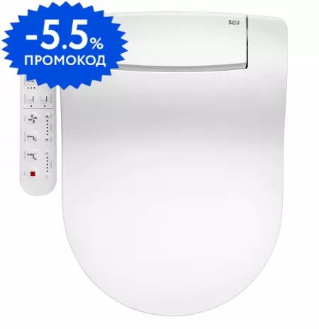 

Сиденье для унитаза «Roca» Multiclin Advance Round 804001001 полипропилен с микролифтом белое