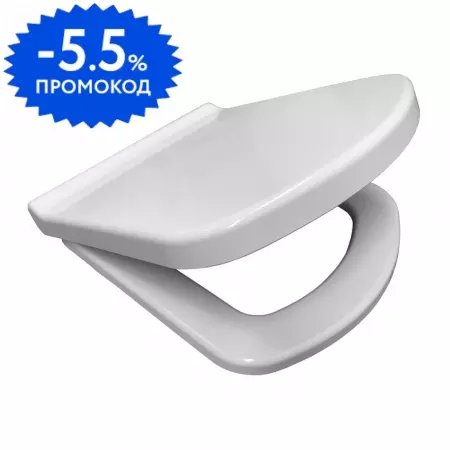 

Сиденье для унитаза «Berges Wasserhaus» Dama Senso SO дюропласт с микролифтом белое