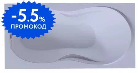 

Ванна акриловая «Aquatek» Мартиника 180/90 с каркасом с сифоном белая