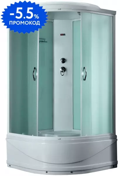 

Душевая кабина «Timo» Eco TE-0700P 100/100 высокий поддон матовая/белая