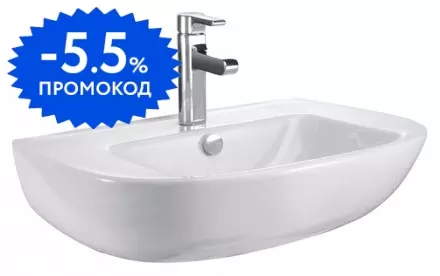 

Раковина «Jacob Delafon» Odeon Up 60/44 E4700-00 фарфоровая белая