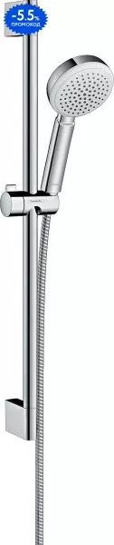 

Душевой гарнитур «Hansgrohe» Crometta 26652400 хром/белый