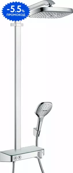 

Душевая система «Hansgrohe» Raindance Select E 27126000 с термостатом хром