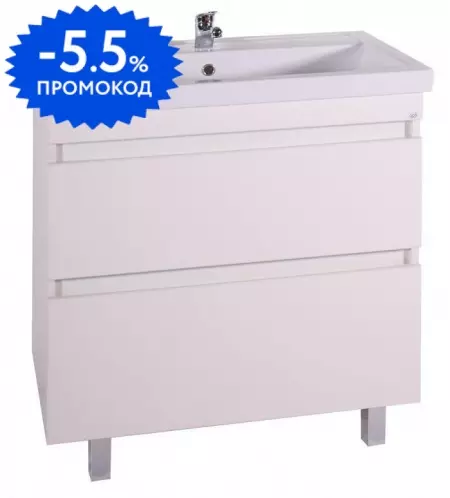 

Тумба с раковиной «ASB-Mebel» Коста 80 (Фостер 80) ясень белый