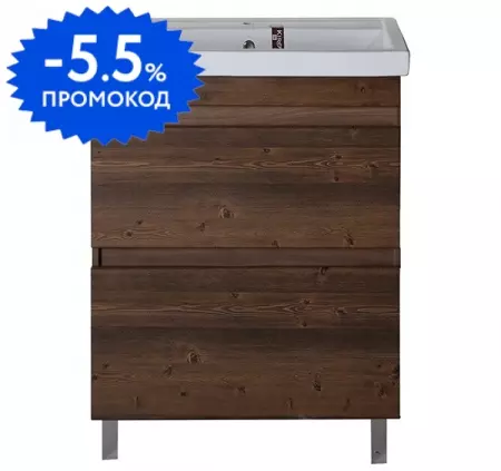 

Тумба с раковиной «ASB-Mebel» Коста 60 (Фостер 60) светлый орех
