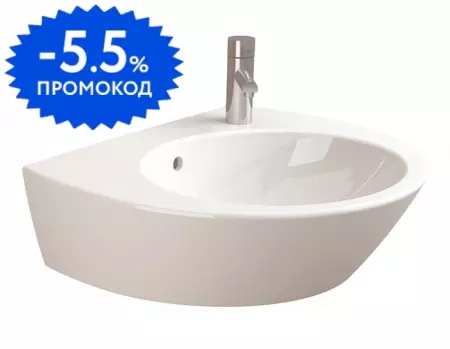 

Раковина «Sanitana» Pop 60 S10013935900000 фарфоровая белая правая