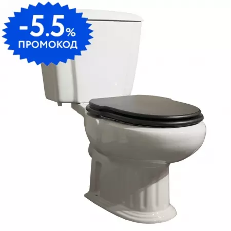 

Унитаз компакт «Sanitana» Grecia белый с сиденьем вишня