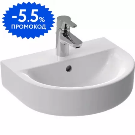 Раковина «Ideal Standard» Connect Arc 45/36 E796801 фарфоровая белая