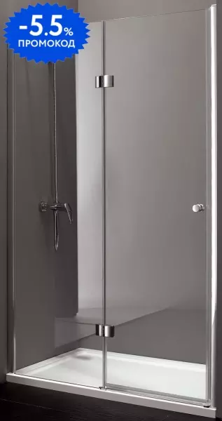 

Душевая дверь «Cezares» VERONA-W-B-12-100-C-Cr 100/195 прозрачная/хром универсальная