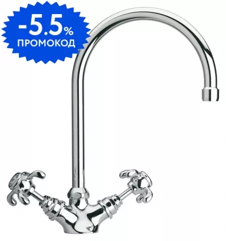 

Смеситель для кухонной мойки «Paini» Ornellaia 87CR572KM хром