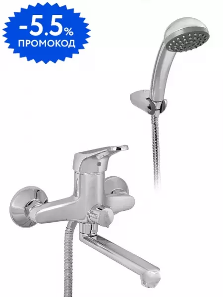 

Смеситель для ванны «Paini» Fortis 06CR112LM хром