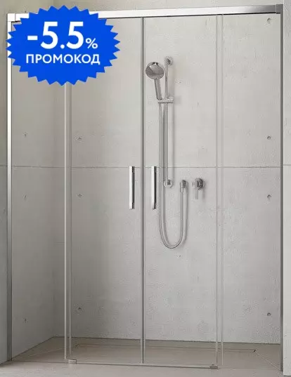 

Душевая дверь «Radaway» Idea DWD 190 прозрачная/хром
